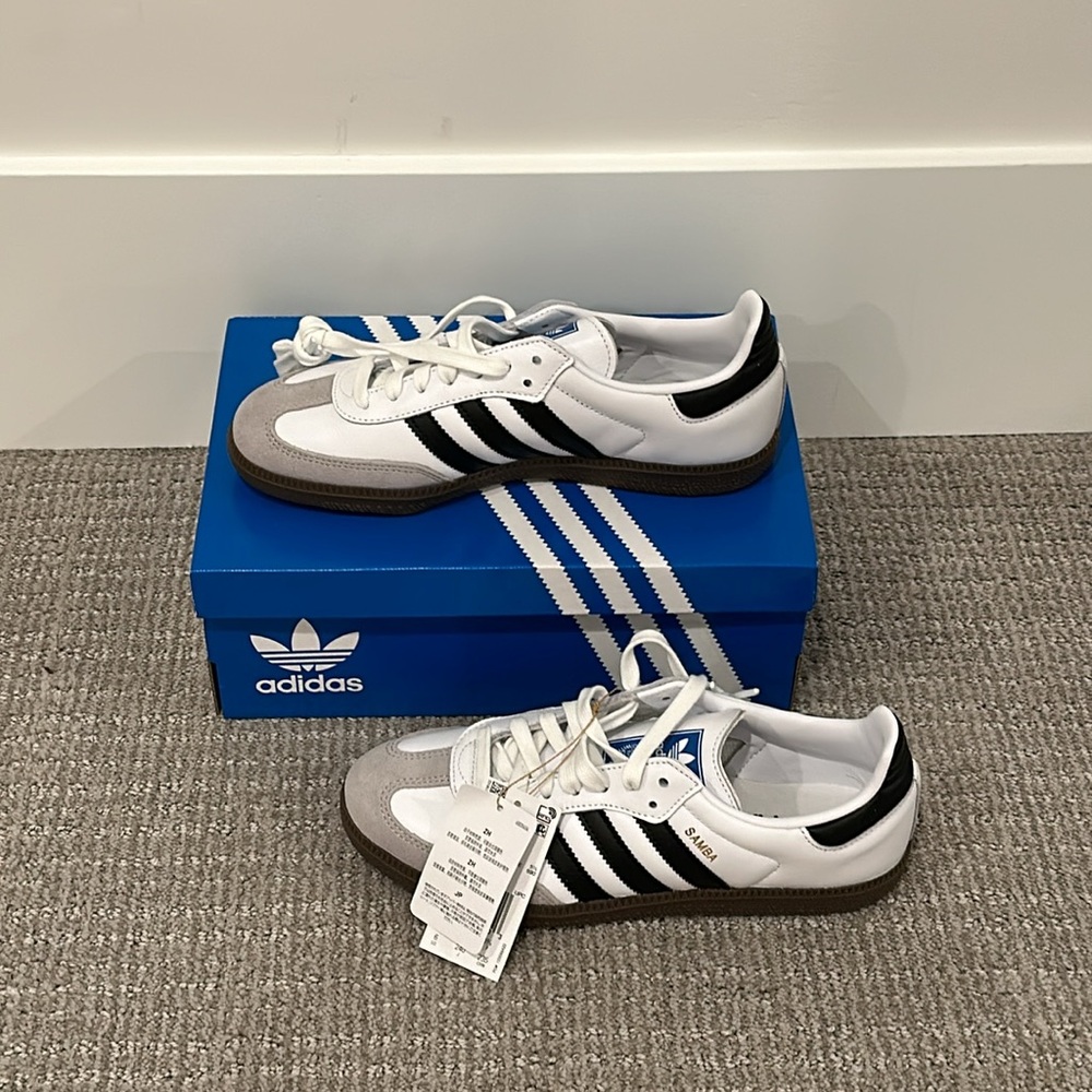 NWT Adidas Originals Samba OG Shoes M 5.5 / W 6.5 - Picture 7 of 8